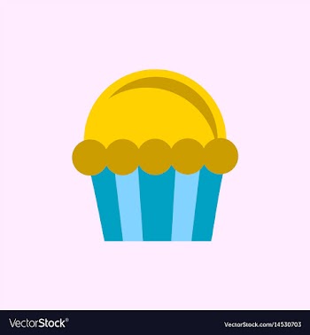 Cupcake icon vector image