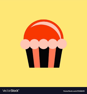 Cupcake icon vector image