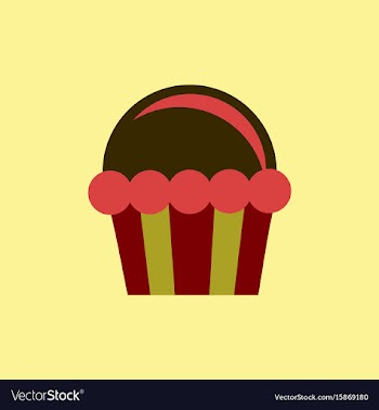 Cupcake icon vector image