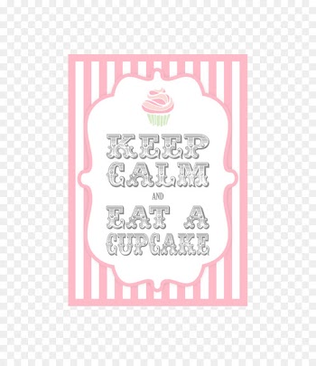 Cupcake Keep Calm and Carry On Sweetness Confectionery - cake 