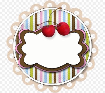 Cupcake Label Gourmet Borders and Frames -  