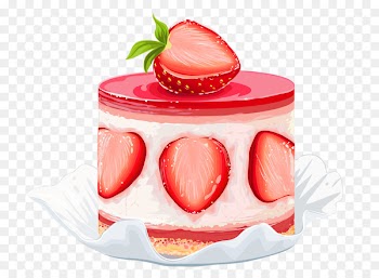 Cupcake Layer cake Clip art - Strawberry Cake 