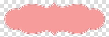 Cupcake Little Frames, oval pink border transparent background PNG clipart