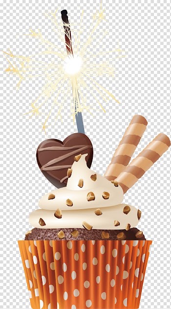 Cupcake Muffin Birthday cake Chocolate cake, Chocolate cake transparent background PNG clipart