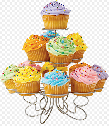 Cupcake Muffin Chocolate brownie Chocolate truffle - cupcake stand ...