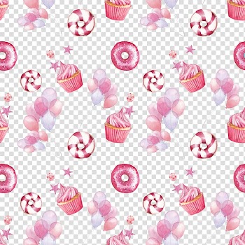 Cupcake Muffin Watercolor painting Illustration, Cute pink watercolor illustration transparent background PNG clipart