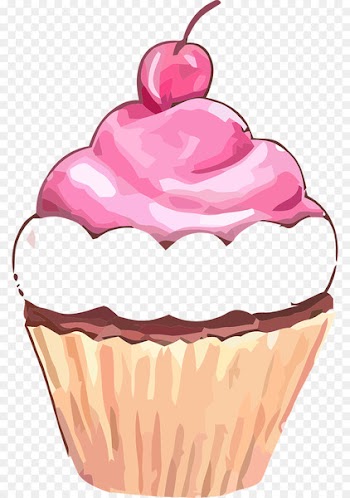 Cupcake Petit four Sweetness Dessert Clip art - Strawberry Cake 