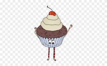 Cupcake Pictures Cartoon - Cartoon Food With Legs And Arms