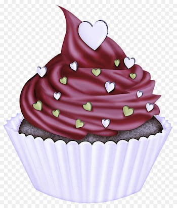 cupcake pink baking cup icing food