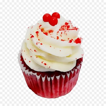 Cupcake Red velvet cake Buttercream Cream Cheese -  