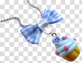 Cupcake Set , cupcake and ribbon pendant transparent background PNG clipart
