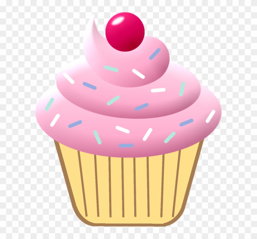 Cupcake Sprinkles Clip Art - Desenho De Cupcake Colorido Para Imprimir
