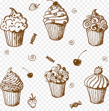 Cupcake Vector graphics Illustration Royalty-free Image - associate design element 