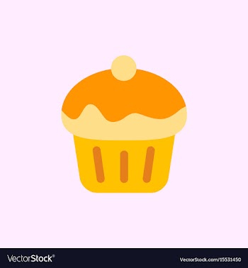 Cupcake vector image