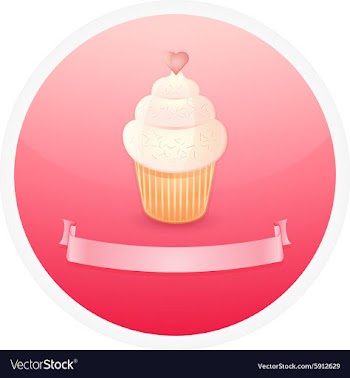 Cupcake vector image