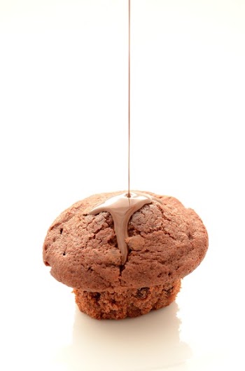 Cupcake With Choco on Toppings
