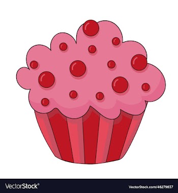 cupcake with red sprinkles and pink whipped cream