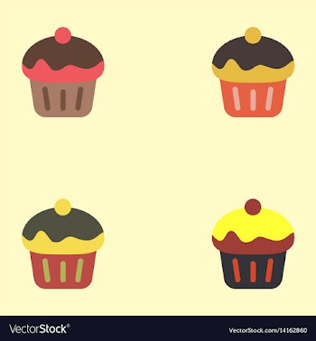 Cupcakes vector image