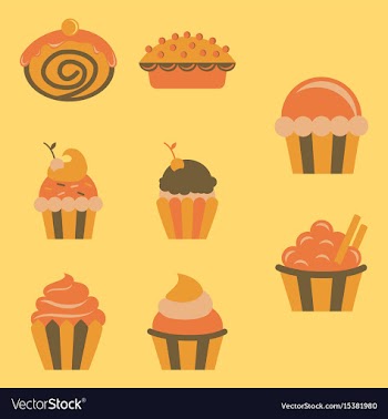Cupcakes vector image