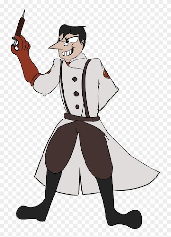 Cuphead Fortress Medic Boss Concept Art - Art