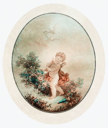 Cupid (1777) painting in high resolution by Jean Fran&ccedil;ois Janinet. Original from The Cleveland Museum of Art. Digitally enhanced by rawpixel.