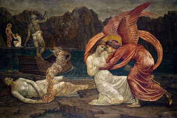 Cupid and Psyche - Palace Green Murals -… | Free public domain illustration