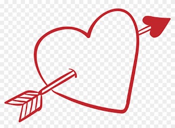 Cupid Arrow Heart Valentines Day Love - Arrow Heart With Cupid Png