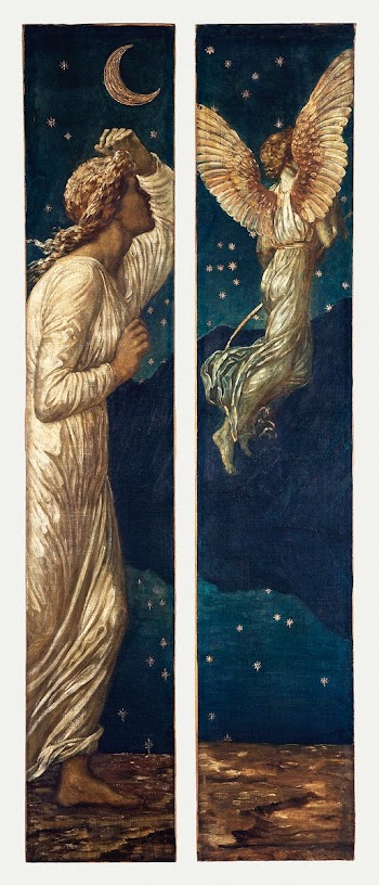 Cupid Flying away from Psyche (1881) painting… | Free public domain illustration