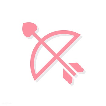 Cupids arrow Valentines day icon | Free stock vector - 425024