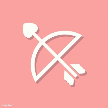 Cupids arrow Valentines day icon | Free stock vector - 425051