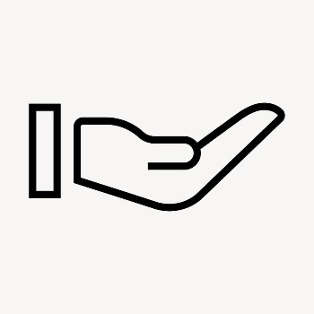Cupping hand icon, line art | Free Icons - rawpixel