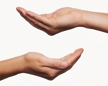 Cupping hands isolated on off white | Free Photo - rawpixel