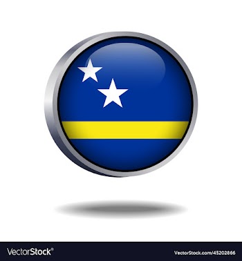curacao flag button