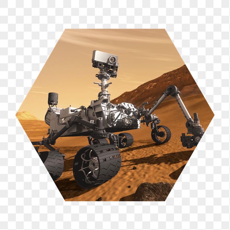 Curiosity rover png badge sticker, | Free PNG - rawpixel