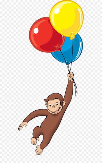 Curious George Balloon United States Clip art - balloon 