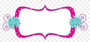 Curly Frame Polka Dot Pink Blue - K-pop