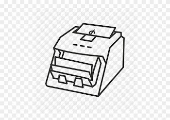 Currency-counting Machine Clipart Coin &amp; Banknote Counters - Money Counting Machine Icon