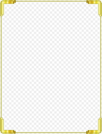Curriculum vitae Recruitment Euclidean vector - Gold Border Frame PNG Free Download 