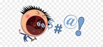 “cursing” Does Not Mean Saying Vulgar, Crude Or Disrespectful - No Bad Words Clipart
