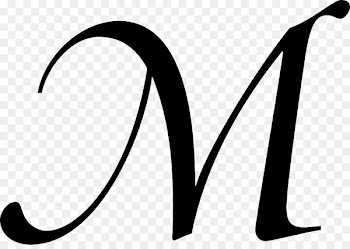 Cursive Letter Alphabet M Font - others 