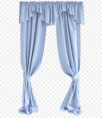 curtain blue window treatment textile interior design
