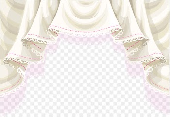 Curtain Lace Krovatka - Vector Hand-painted lace curtains 