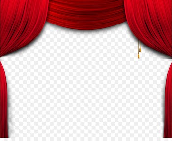 Curtain Textile Pattern - Red stage curtains 