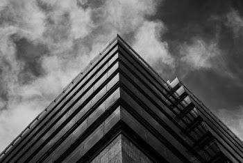 Curtain Wall High-rise Building Under Cloudy Sky