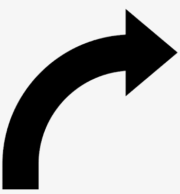 Curve Arrow - - Curve Arrow Png - Free Transparent PNG Download ...