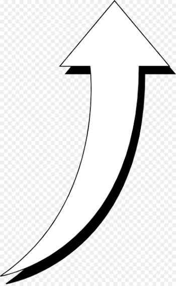 Curve Computer Icons White Clip art - Arrow Curved 