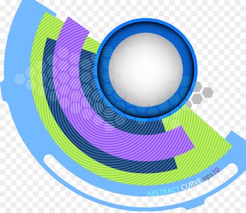 Curve Euclidean vector Abstraction Circle - Abstract curve scene vector template material 