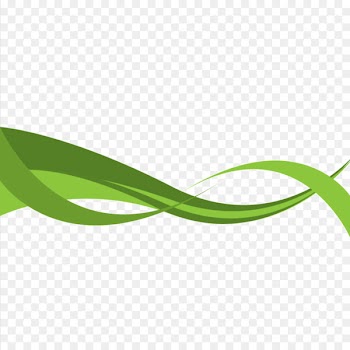 Curve Line - Green Line Art 