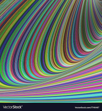 Curved - abstract background vector image