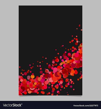Curved blank abstract scattered confetti circle vector image